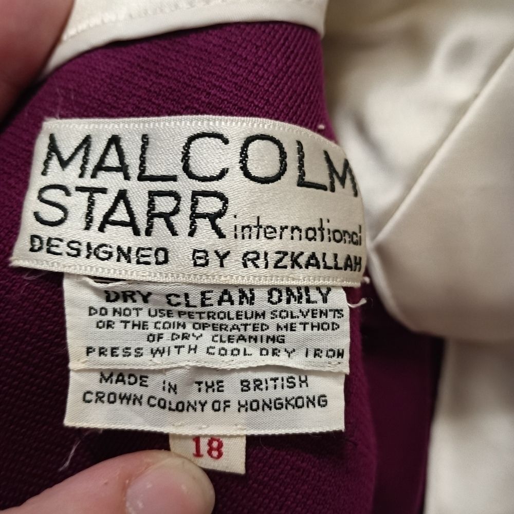 Vintage Malcolm Starr by Rizkallah For Nora Zandre Gown - Picture 16 of 16